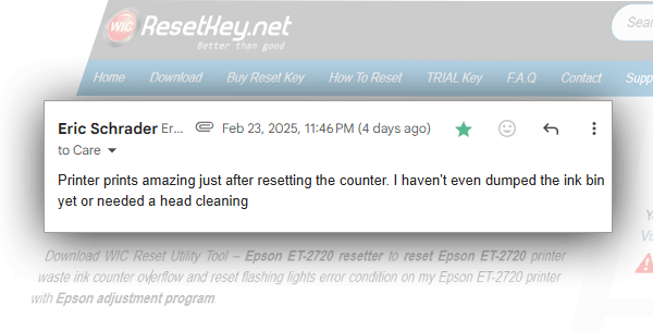 Epson ET-2720 Reset Success Story